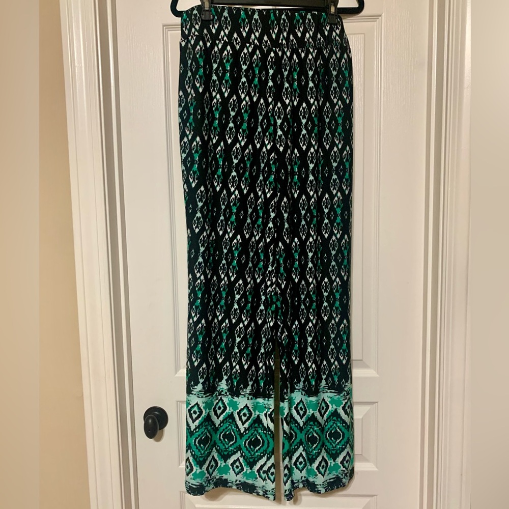 Stretchy Wide Leg Pants